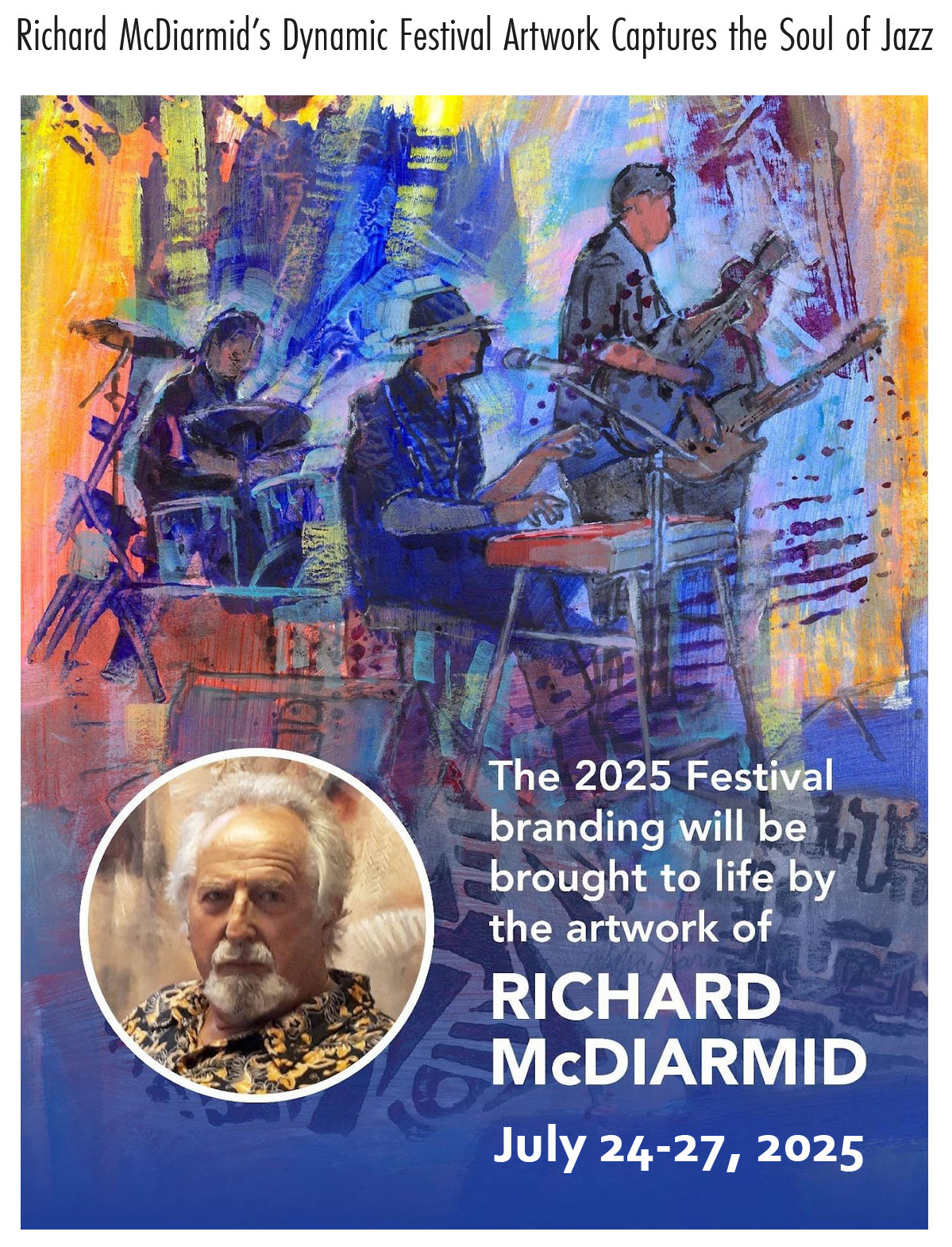 Richard McDiarmid Fort Langley Jazz Festival Featured Artist 2025